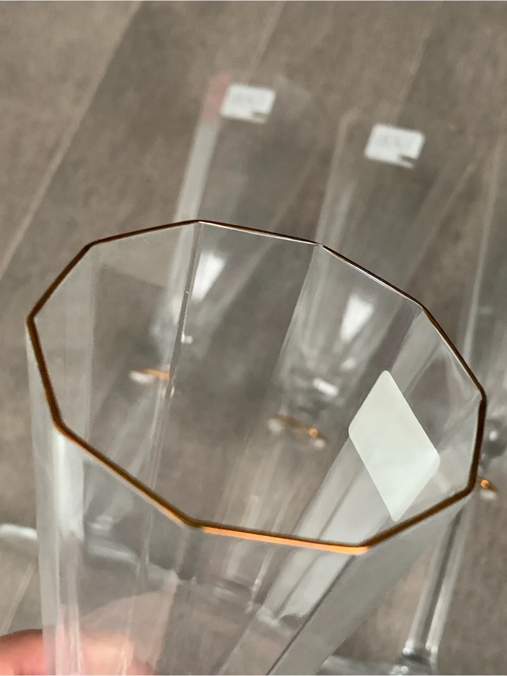 Mikasa Crystal South Hampton Gold Champagne Flutes Set of 4
Brand new box - Picture 9 of 12